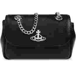 ◆당일◆25FW ORB 은장 로고 스몰 펄스 체인 숄더백 블랙 5C01000CW S000D N403