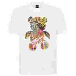 ◆당일◆25FW 베어 콜라주 프린팅 티셔츠 화이트 M2R 011R TP5261 01