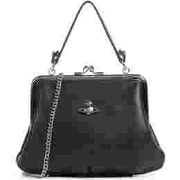 ◆당일◆25FW ORB 그레니 프레임 펄스 체인 토트백 블랙 4B010005W L001L N403