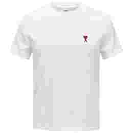 ◆당일◆25SS 하트 로고 자수 티셔츠 화이트 BFUTS035 724 100