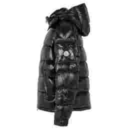 ◆당일◆25FW 마야 MAYA 로고패치 패딩 자켓 블랙 1A536 00 68950 999