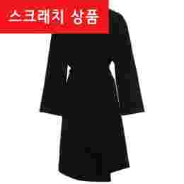 ◆스크래치◆로보 ROVO 벨티드 울 코트 블랙 2350160339 013