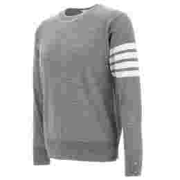 ◆당일◆25FW 사선완장 클래식 크루넥 풀오버 니트 페일그레이 MKA002A Y1014 058