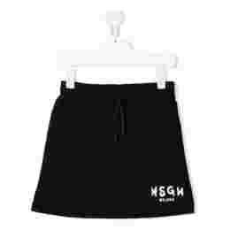 ◆키즈◆21FW 여성 로고 프린트 스커트 블랙 MS027730 110