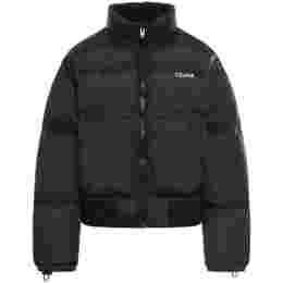 ◆당일◆25SS 로고 프린팅 크롭 패딩자켓 블랙 2W38C0281 38NO