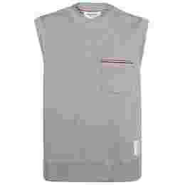 ◆당일◆23FW RWB 삼선 포켓 브이넥 베스트 라이트그레이 MJV004A J0029 055