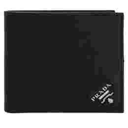 ◆당일◆25FW 사피아노 메탈로고 반지갑 블랙 2MO513 QME F0002