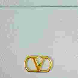 ◆당일◆25SS V로고 시그니처 카드지갑 스카이그레이 6W2P0AJ7 SNP WTW