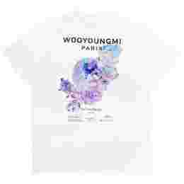 ◆당일◆25SS 3D 코랄 백로고 티셔츠 화이트 W251TS05 701W
