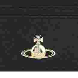 ◆당일◆25FW ORB 로고 플랫 카드지갑 블랙 54030004W S0021 N402