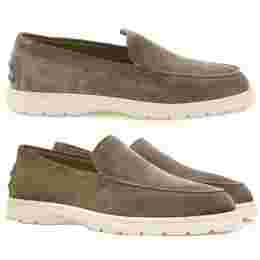 ◆당일◆25FW T 로고 슬립온 로퍼 다크베이지 XXM59K00040 M8W C413