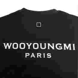 ◆당일◆25SS 시그니처 백로고 티셔츠 블랙 W251TS07 708B