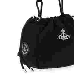 ◆당일◆25FW 힐러리 HILARY ORB 로고 스몰 버킷백 블랙 4C03000AU W001Y N401