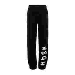◆키즈◆25FW 키즈 로고 프린트 트레이닝 팬츠 블랙 F5MSJUFP024 110