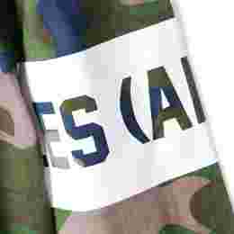 ◆12주년◆완장 프린팅 롱슬리브 티셔츠 카모 LA04TML8100CAMO