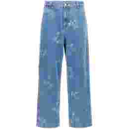 ◆당일◆24FW 로고 패치 스탬프 데님 팬츠 블루 I033745 2LN35