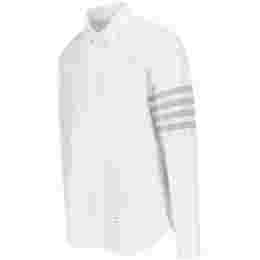 ◆당일◆24FW 사선 완장 스트레이트 핏 셔츠 화이트 MWL374C F0591 100