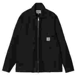 ◆당일◆24SS 가먼트 다이드 로고 패치 셔츠 집업 자켓 블랙 I033276 89GD