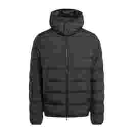 ◆당일◆25FW 몽브로크 MONTBRONCQ 로고 패치 후드 패딩 자켓 블랙 1A002 24 597YW 999