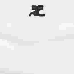 ◆당일◆24SS 로고 자수 버클 콘트라스트 티셔츠 화이트 124JTS117JS0070 0098