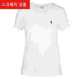 ◆스크래치◆포니 자수 반팔 티셔츠 화이트 211847073 009
