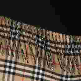 ◆당일◆25FW 빈티지 체크 리버서블 케이프 블랙 8077897