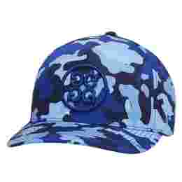 ◆당일◆24SS 로고 자수 카모 골프 캡모자 블루 GMH000030 SPCM