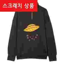 ◆스크래치◆키즈 UFO 자수 반집업 블랙 2212014 099