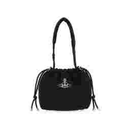 ◆당일◆25FW 힐러리 HILARY ORB 로고 스몰 버킷백 블랙 4C03000AU W001Y N401