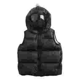 ◆키즈◆25FW 키즈 나일론 마이크로 립스탁 고글패딩 베스트 블랙 VK 795B T KJ5 90