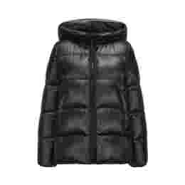 ◆당일◆25FW 세리트 SERITTES 로고 패치 후드 숏 패딩 자켓 블랙 1A000 68 597YG 999
