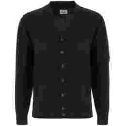 ◆당일◆25SS 렌즈 와펜 브이넥 가디건 블랙 18CMKN076A 004037A 999