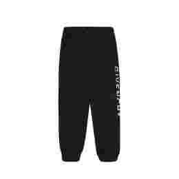 ◆키즈◆21FW 여성 로고 프린트 스트레이트 조거 팬츠 블랙 H24133 09B