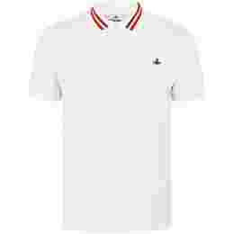 ◆당일◆25SS ORB 로고 자수 클래식 폴로 티셔츠 화이트 2H01000I J0009 A401