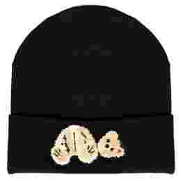 ◆당일◆22FW 테디베어 패치 비니 블랙 PWLC009F22KNI001 1060