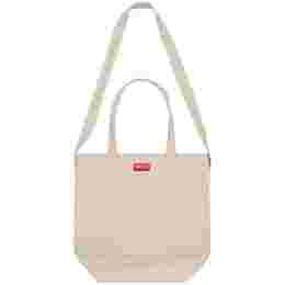 ◆당일◆23FW 보크 플라워 로고 자수 토트백 에쿠르 5SA901 F34 03