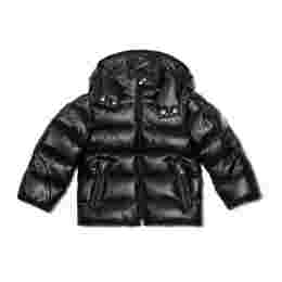 ◆키즈◆25FW 키즈 마야 MAYA 로고 패치 패딩자켓 네이비 1A000 01 597Z8 742