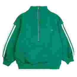 ◆키즈◆24FW 키즈 로고 반집업 맨투맨 그린 B224AC056 311