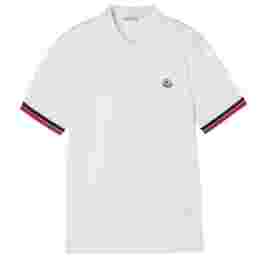 ◆당일◆25SS 로고 패치 폴로 티셔츠 화이트 8A000 20 89A16 034