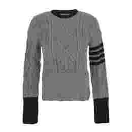◆당일◆24FW 사선완장 케이블 울 니트 라이트그레이 FKA438B Y1024 055