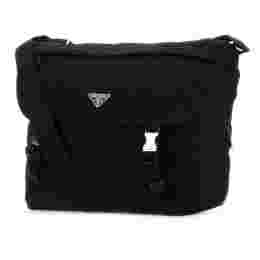 ◆당일◆25SS 삼각로고 리나일론 숄더백 블랙 2VD052 2DMG F0002