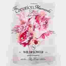 ◆당일◆ 25SS 플라워 백로고 티셔츠 아이보리 W251TS06 761I