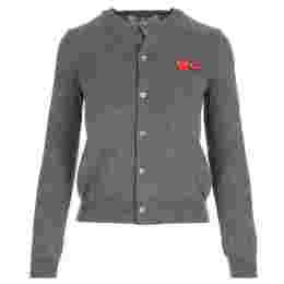 ◆당일◆25SS 더블 하트 와펜 가디건 그레이 AX-N057-051-3