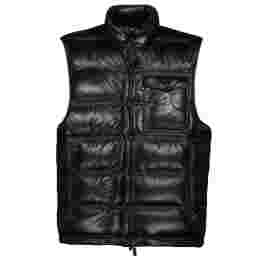 ◆당일◆25FW NANTU 자수 로고 패치 패딩조끼 블랙 1A000 21 597X6 999