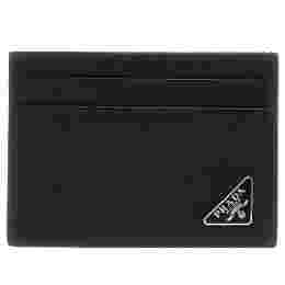◆당일◆25SS 사피아노 삼각로고 카드지갑 블랙 2MC149 QHH F0002