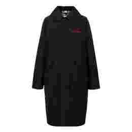 ◆당일◆25FW 버우드 VERWOOD 후디 롱 피쉬테일 코트 블랙 8084228