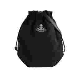 ◆당일◆25FW ORB 로고 드로스트링 파우치 버킷&숄더백 블랙 57010001U W001Y N401