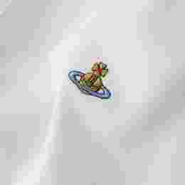 ◆당일◆25SS ORB 로고 자수 클래식 폴로 티셔츠 화이트 2H01000I J0009 A401