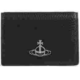 ◆당일◆25FW ORB 로고 플랩 카드지갑 블랙 54020007U S000D N403