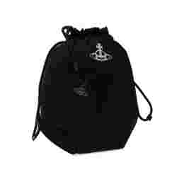 ◆당일◆25FW ORB 로고 드로스트링 파우치 버킷&숄더백 블랙 57010001U W001Y N401
